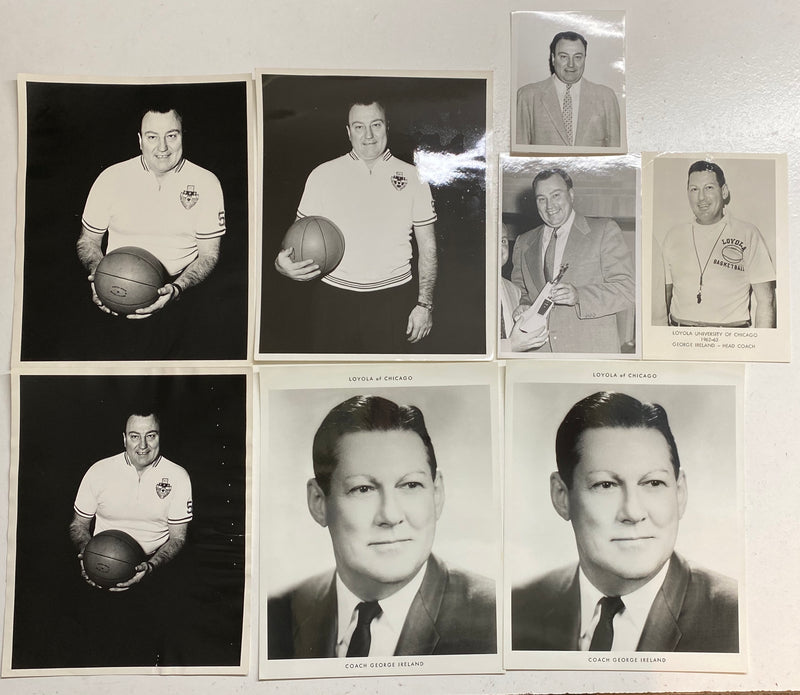 George Ireland Loyola University Head Basketball Coach Photo Collection of 8   - TvMovieCards.com