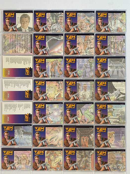 Tek World William Shatner Base Card Set 100 Cards Cardz 1994   - TvMovieCards.com