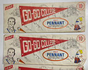 (4) 1960 Leaf Go Go College Football Felt Mini Pennants Sealed Packs Michigan St - TvMovieCards.com