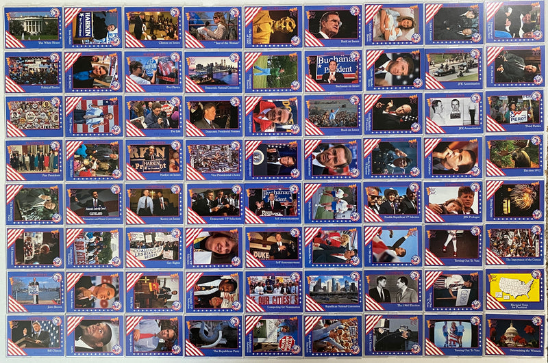 Decision '92 Base Card Set 100 Cards AAA Sports 1992   - TvMovieCards.com