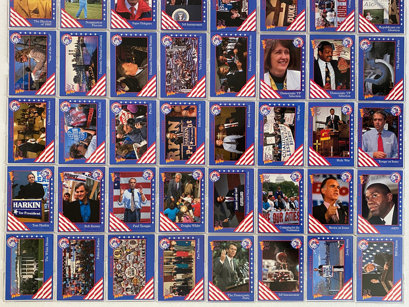 Decision '92 Base Card Set 100 Cards AAA Sports 1992   - TvMovieCards.com