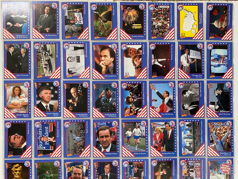 Decision '92 Base Card Set 100 Cards AAA Sports 1992   - TvMovieCards.com
