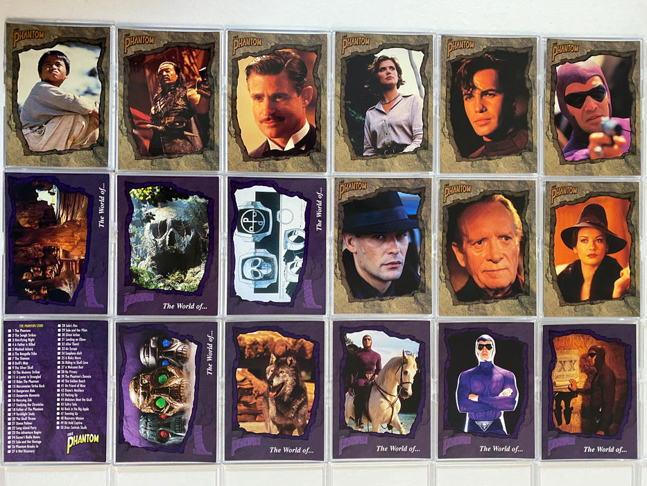 Phantom Movie Base Trading Card Set 90 Cards Inkworks 1996   - TvMovieCards.com