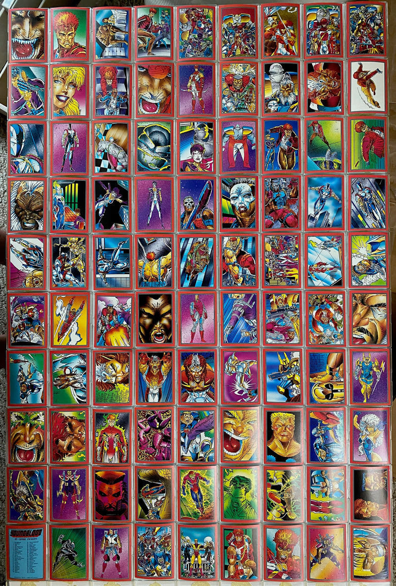 Youngblood Base Card Set 90 Cards Comic Images 1992 Young Blood   - TvMovieCards.com