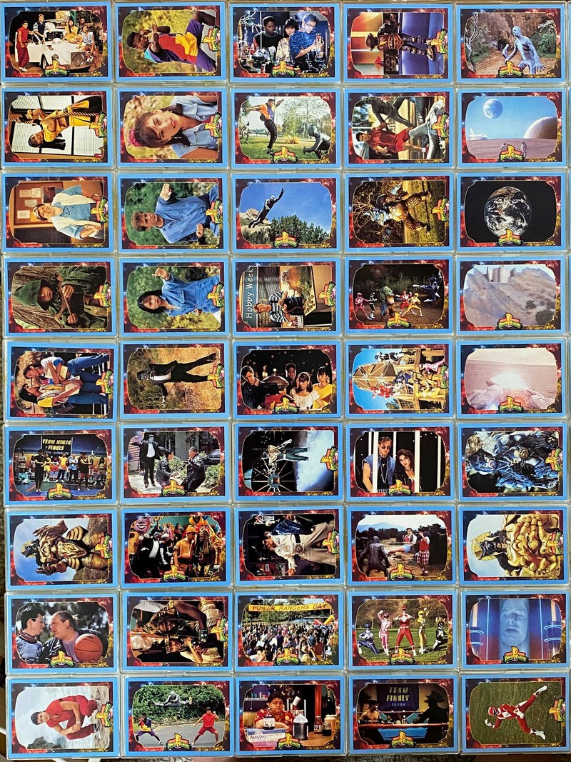 Power Rangers Retail Series 2 Base Card Set 72 Cards Collect-A-Card 1994 - TvMovieCards.com