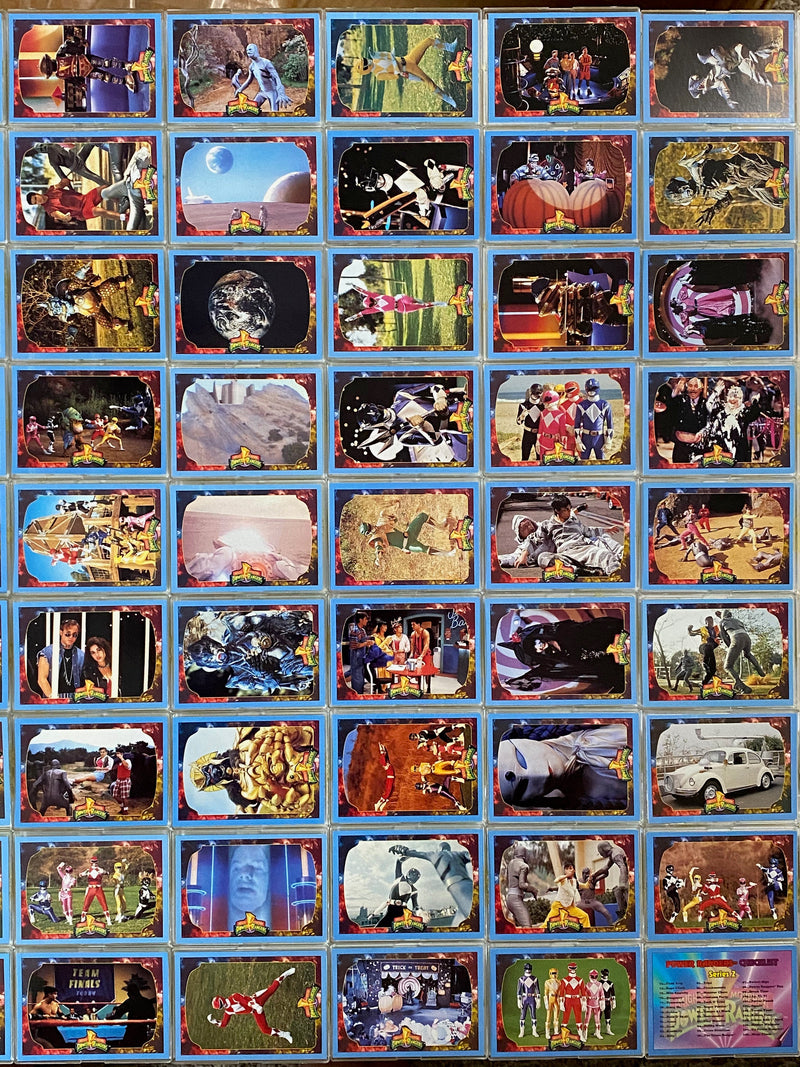 Power Rangers Retail Series 2 Base Card Set 72 Cards Collect-A-Card 1994 - TvMovieCards.com