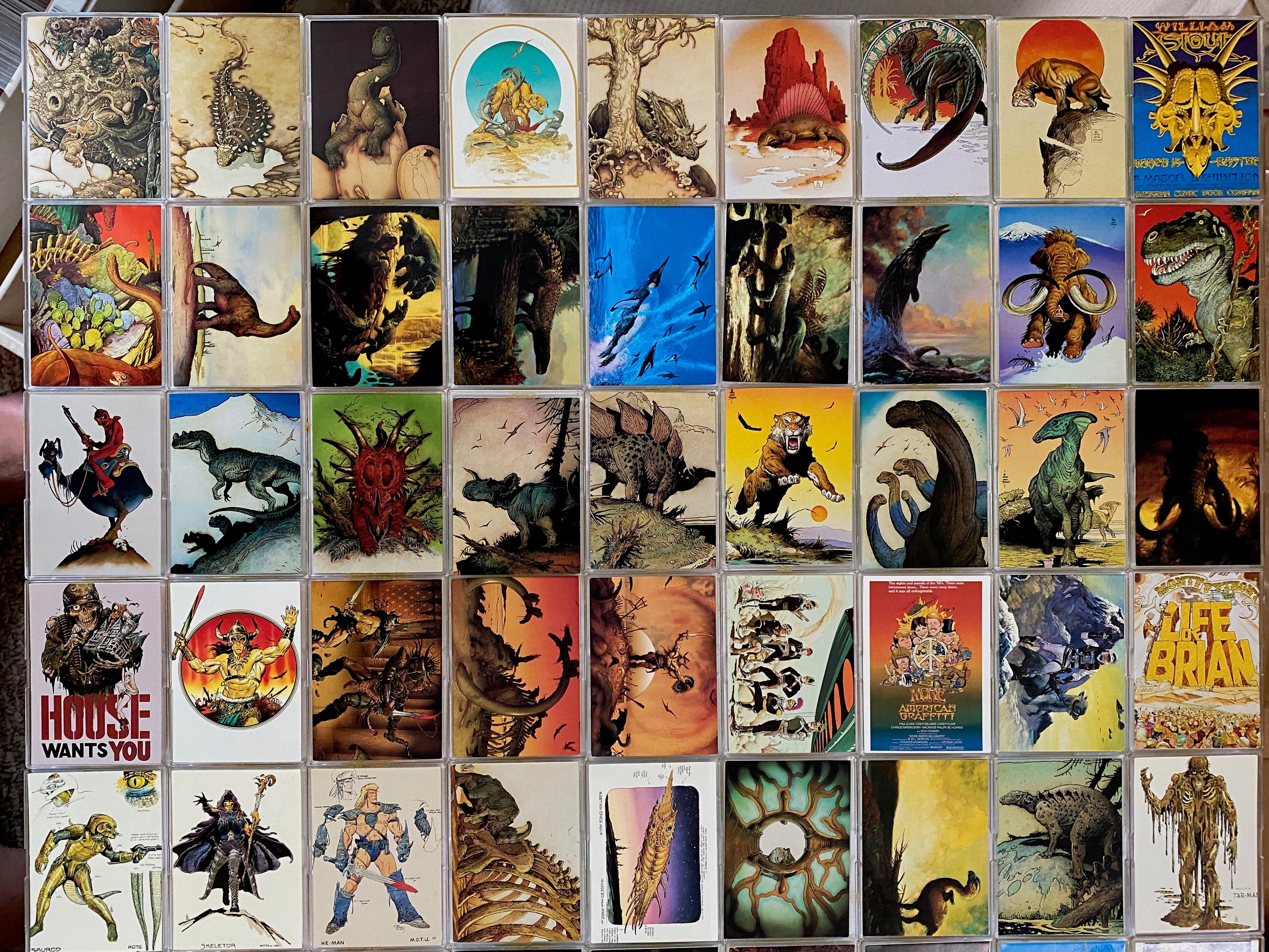 Lost Worlds William Stout Base Card Set 90 Cards Comic Images 1993