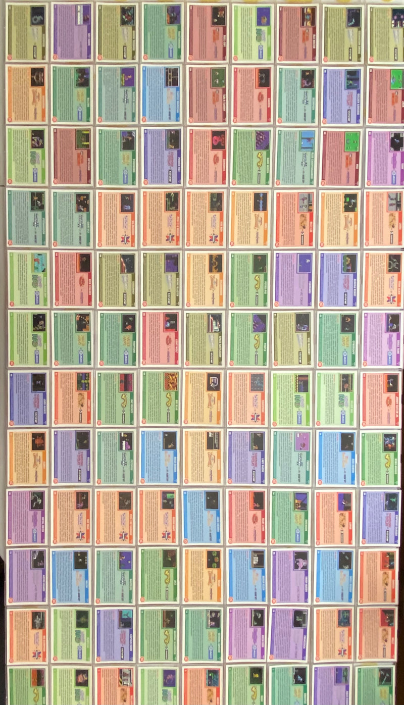 1992 Zap Pax Packs Trading Card Set of 110 Cards Cardz NES Video Game   - TvMovieCards.com