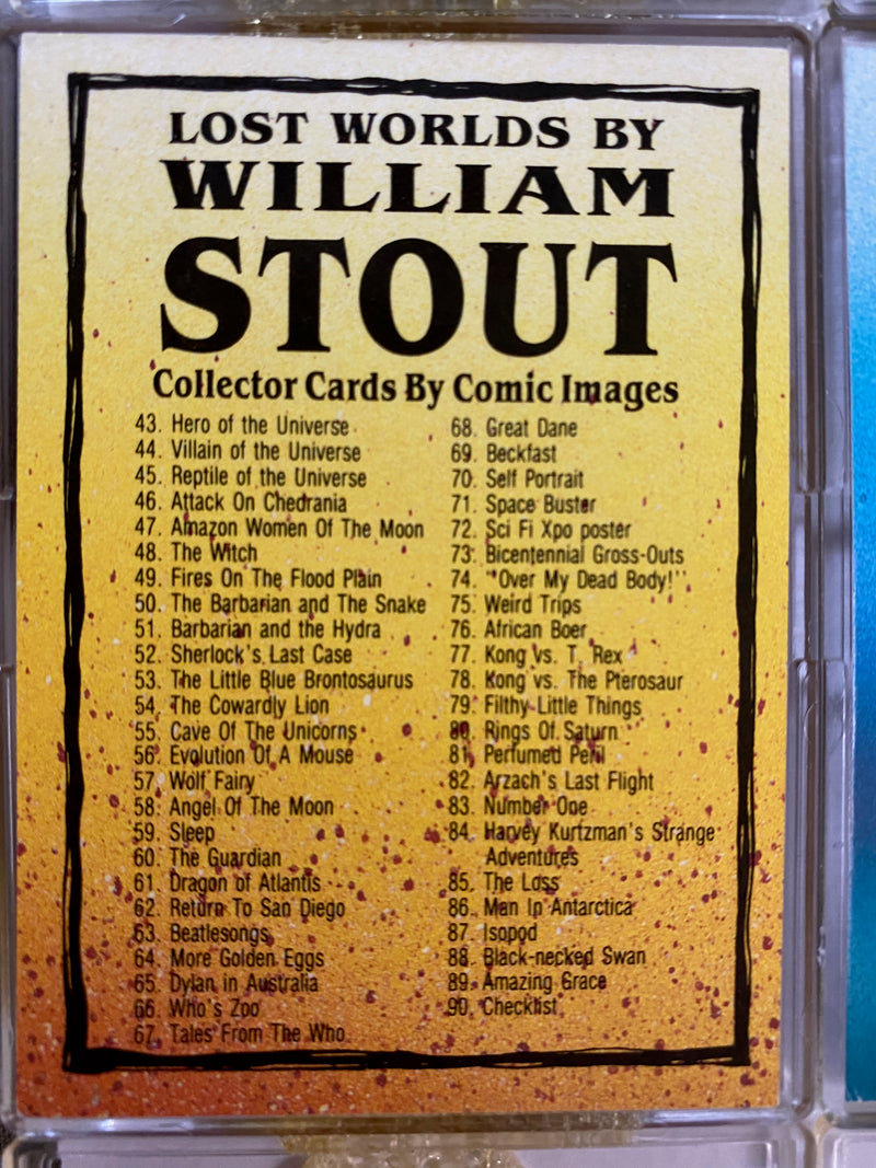 Lost Worlds William Stout Base Card Set 90 Cards Comic Images 1993   - TvMovieCards.com