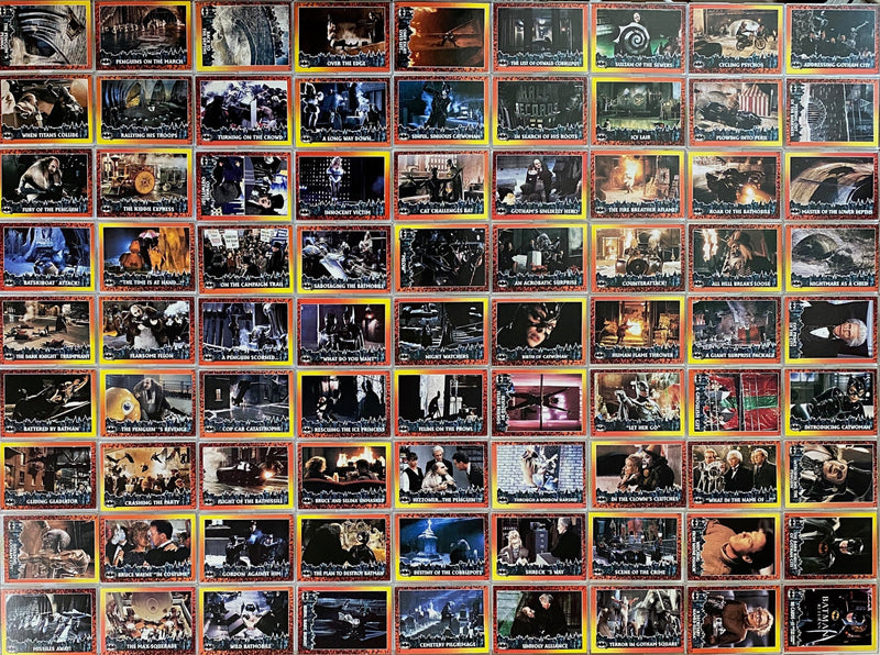 Batman Returns Movie Base Card Set 98 Cards Topps 1992 - TvMovieCards.com