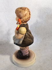 Goebel Hummel Figurine #563 "Little Visitor" TMK7 5 1/8"   - TvMovieCards.com