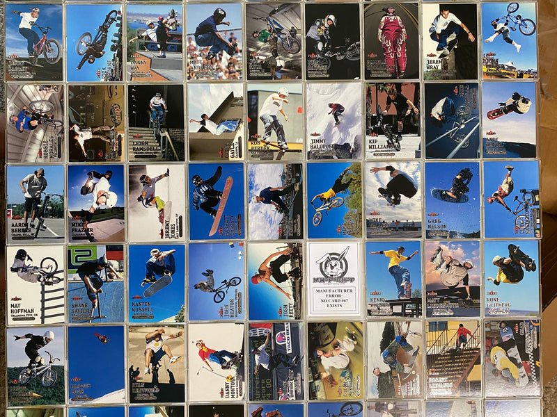Adrenaline Extreme Sports Base Card Set 99 Cards Fleer 2000   - TvMovieCards.com