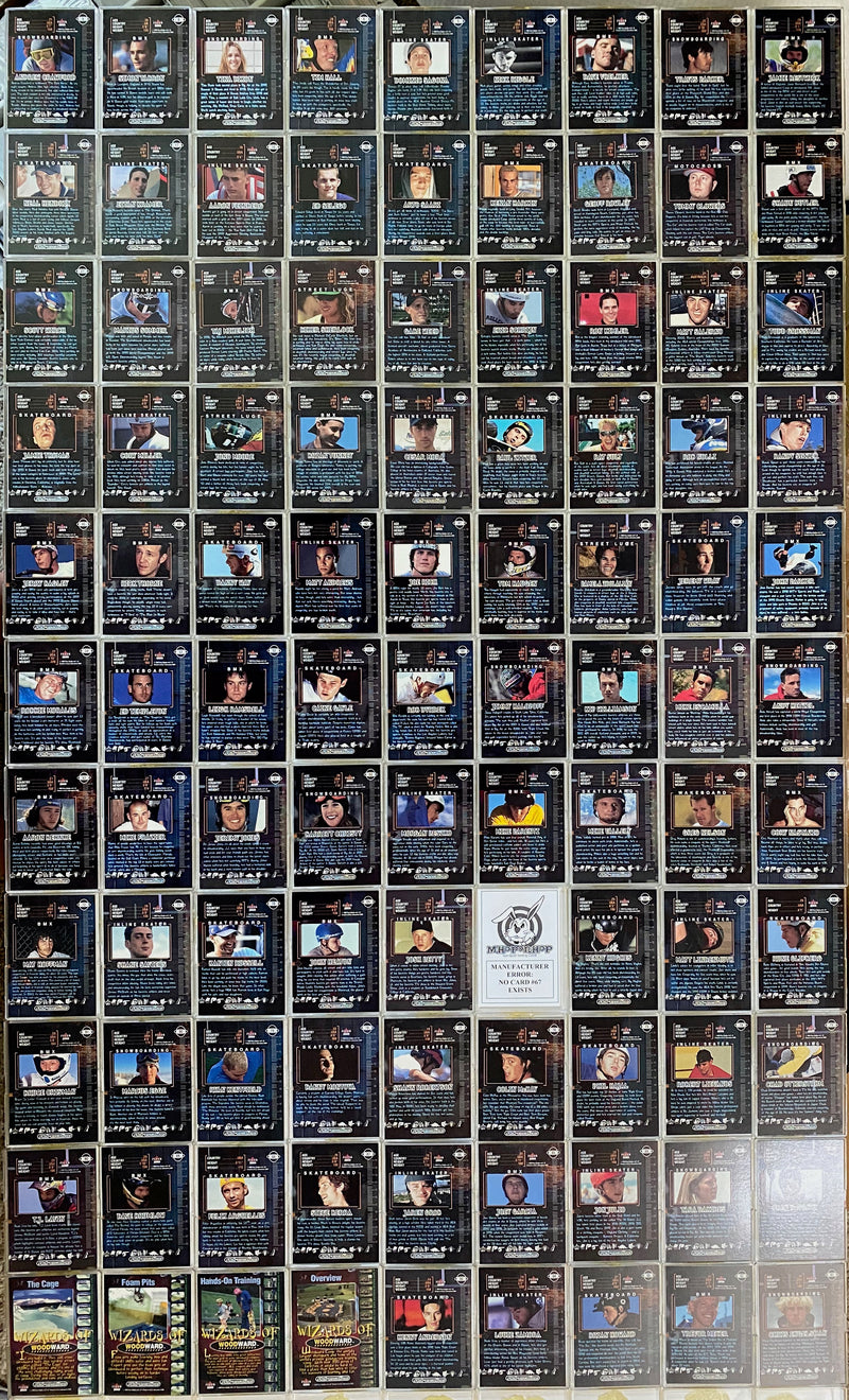Adrenaline Extreme Sports Base Card Set 99 Cards Fleer 2000   - TvMovieCards.com