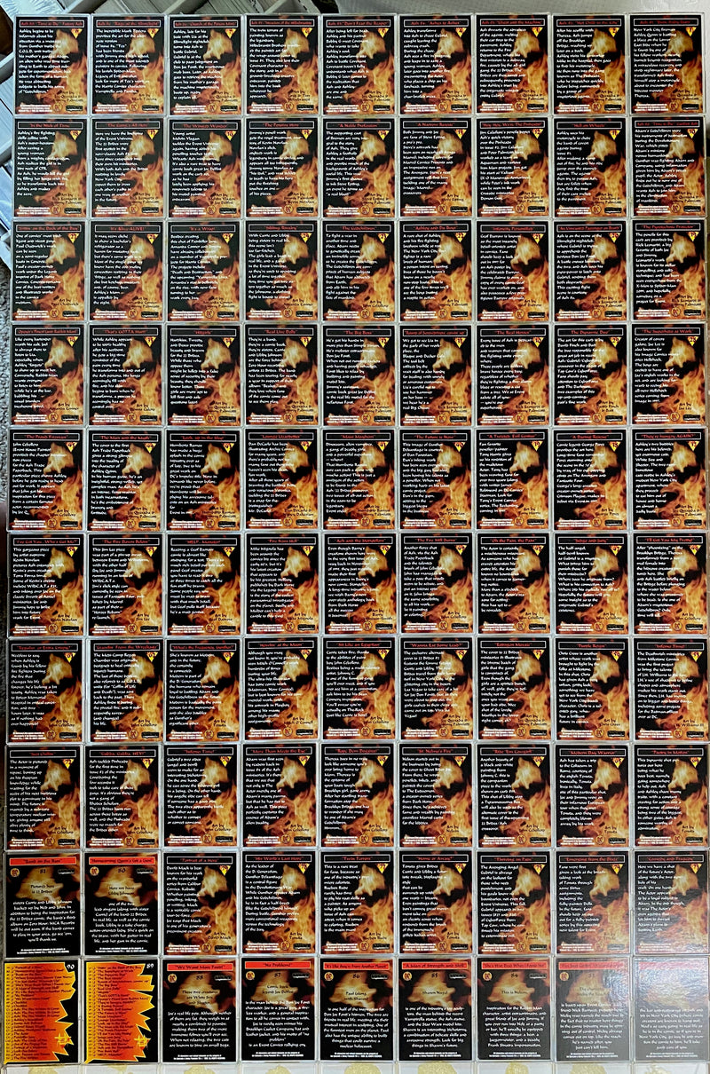 Ash Base Card Set 90 Cards Dynamic Forces 1997   - TvMovieCards.com