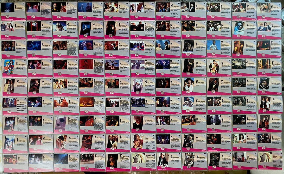 Bill & Ted's Most Atypical Movie Base Card Set 100 Cards ProSet 1991   - TvMovieCards.com