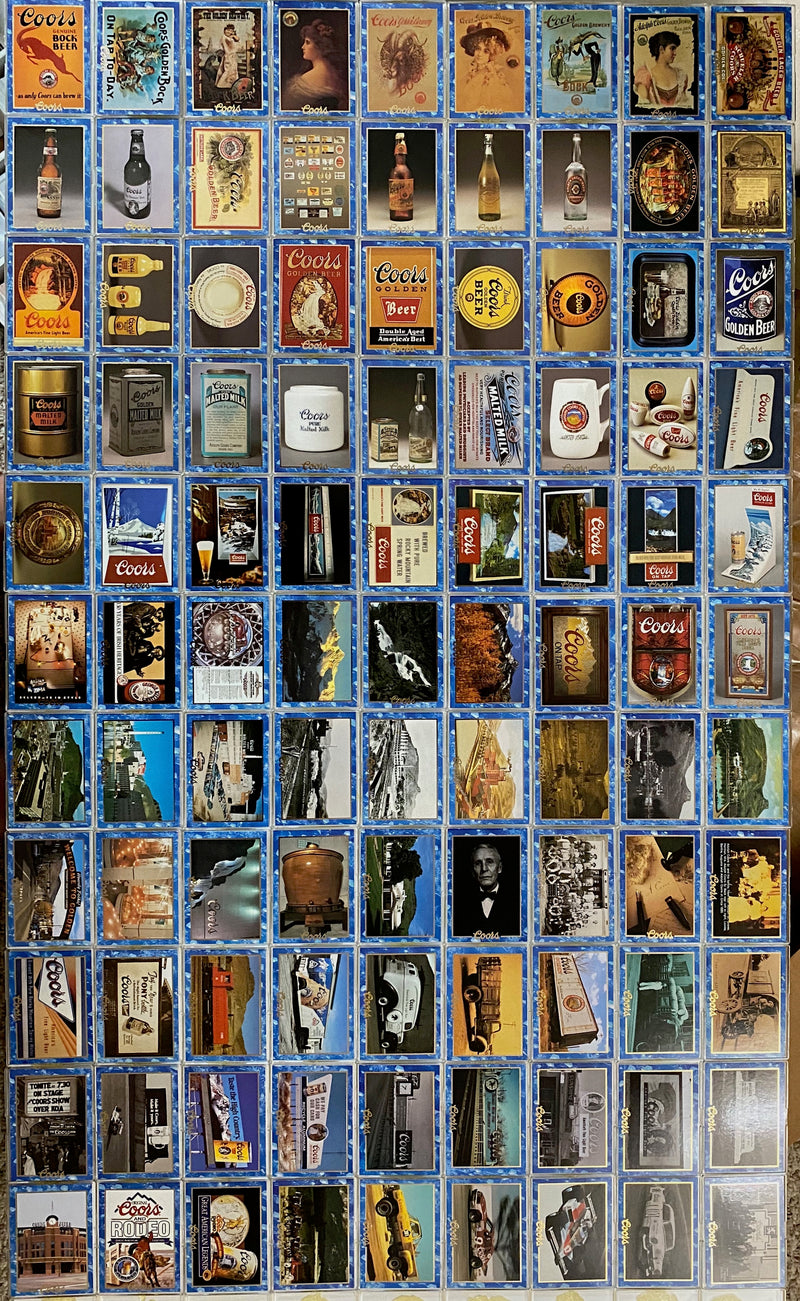 Coors Beer Base Card Set 100 Cards Coors Brewing Co. 1995   - TvMovieCards.com