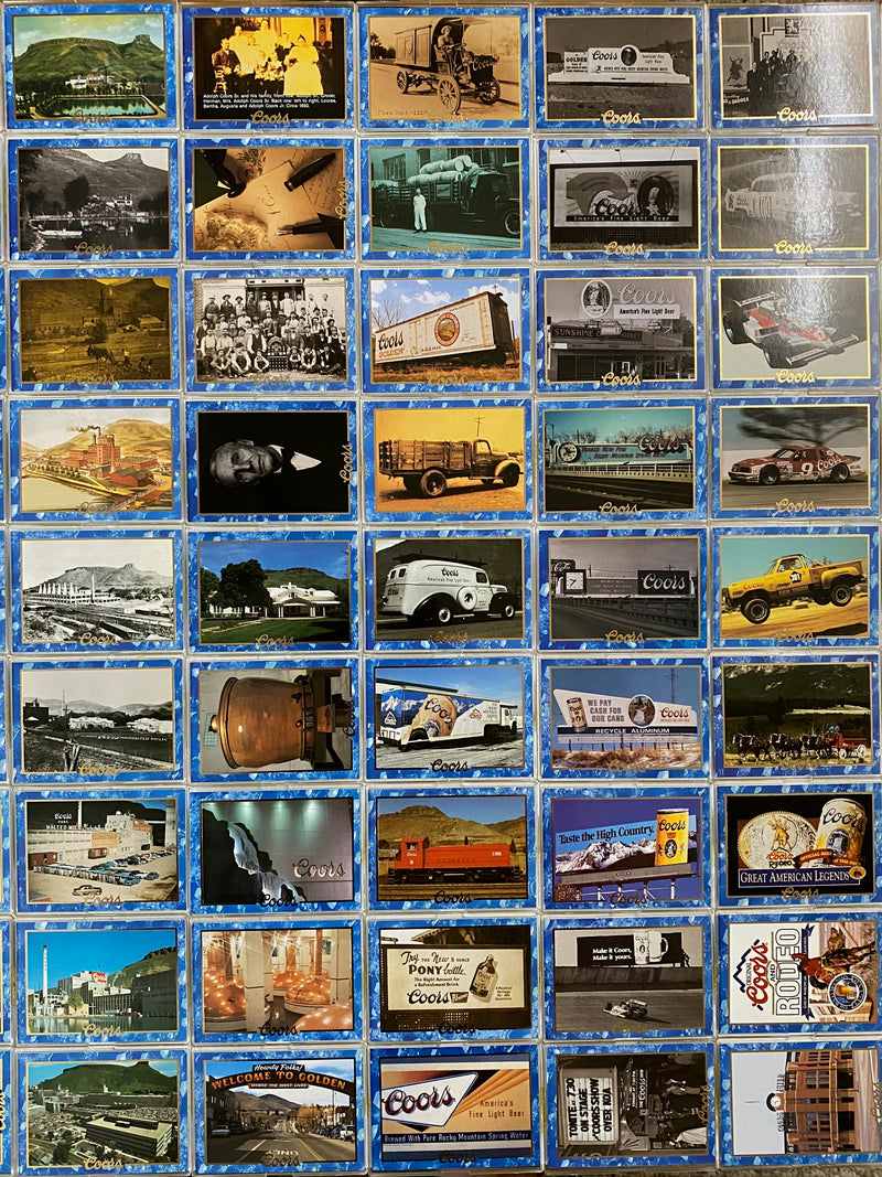 Coors Beer Base Card Set 100 Cards Coors Brewing Co. 1995   - TvMovieCards.com