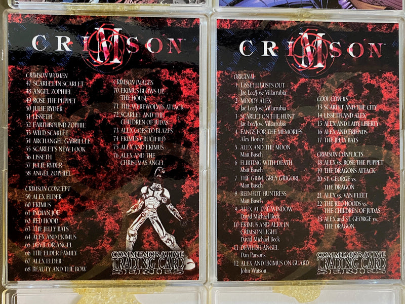 Crimson Trading Card Base Card Set 90 Cards Dynamic Forces, 2001   - TvMovieCards.com
