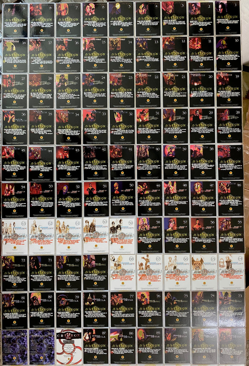 Crimson Trading Card Base Card Set 90 Cards Dynamic Forces, 2001   - TvMovieCards.com