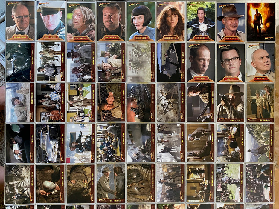 Indiana Jones Kingdom of the Crystal Skull Base Card Set 90 Cards Topps 2008   - TvMovieCards.com