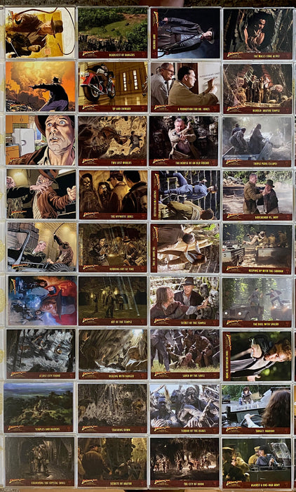 Indiana Jones Kingdom of the Crystal Skull Base Card Set 90 Cards Topps 2008   - TvMovieCards.com