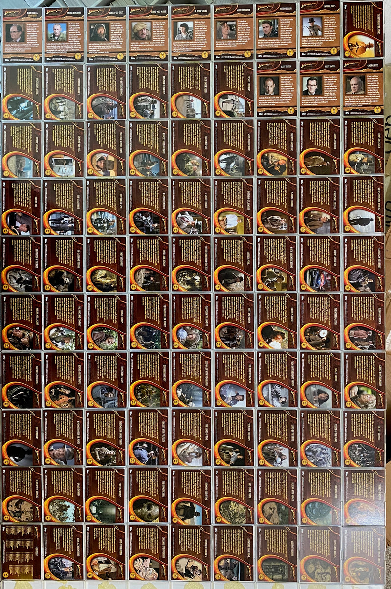 Indiana Jones Kingdom of the Crystal Skull Base Card Set 90 Cards Topps 2008   - TvMovieCards.com