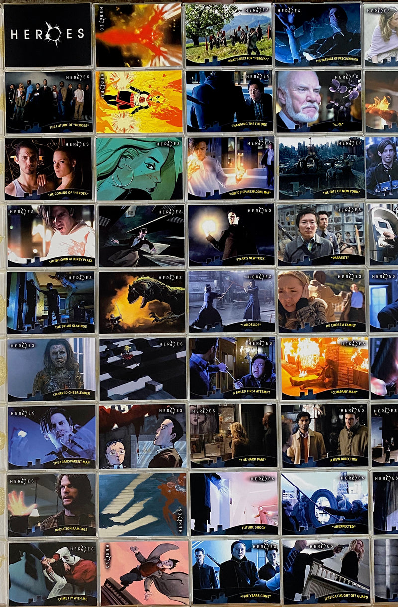 Heroes 1 The Beginning Base Card Set 90 Cards Topps 2008   - TvMovieCards.com
