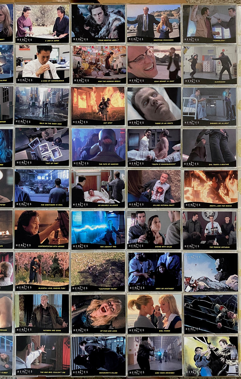 Heroes Volume 2 Base Card Set 90 Cards Topps 2008   - TvMovieCards.com