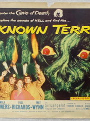 1957 The Unknown Terror Original Half Sheet Movie Poster 22x28 John Howard   - TvMovieCards.com