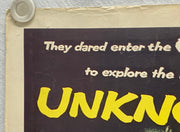1957 The Unknown Terror Original Half Sheet Movie Poster 22x28 John Howard   - TvMovieCards.com