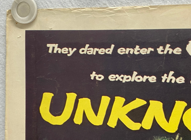 1957 The Unknown Terror Original Half Sheet Movie Poster 22x28 John Howard   - TvMovieCards.com