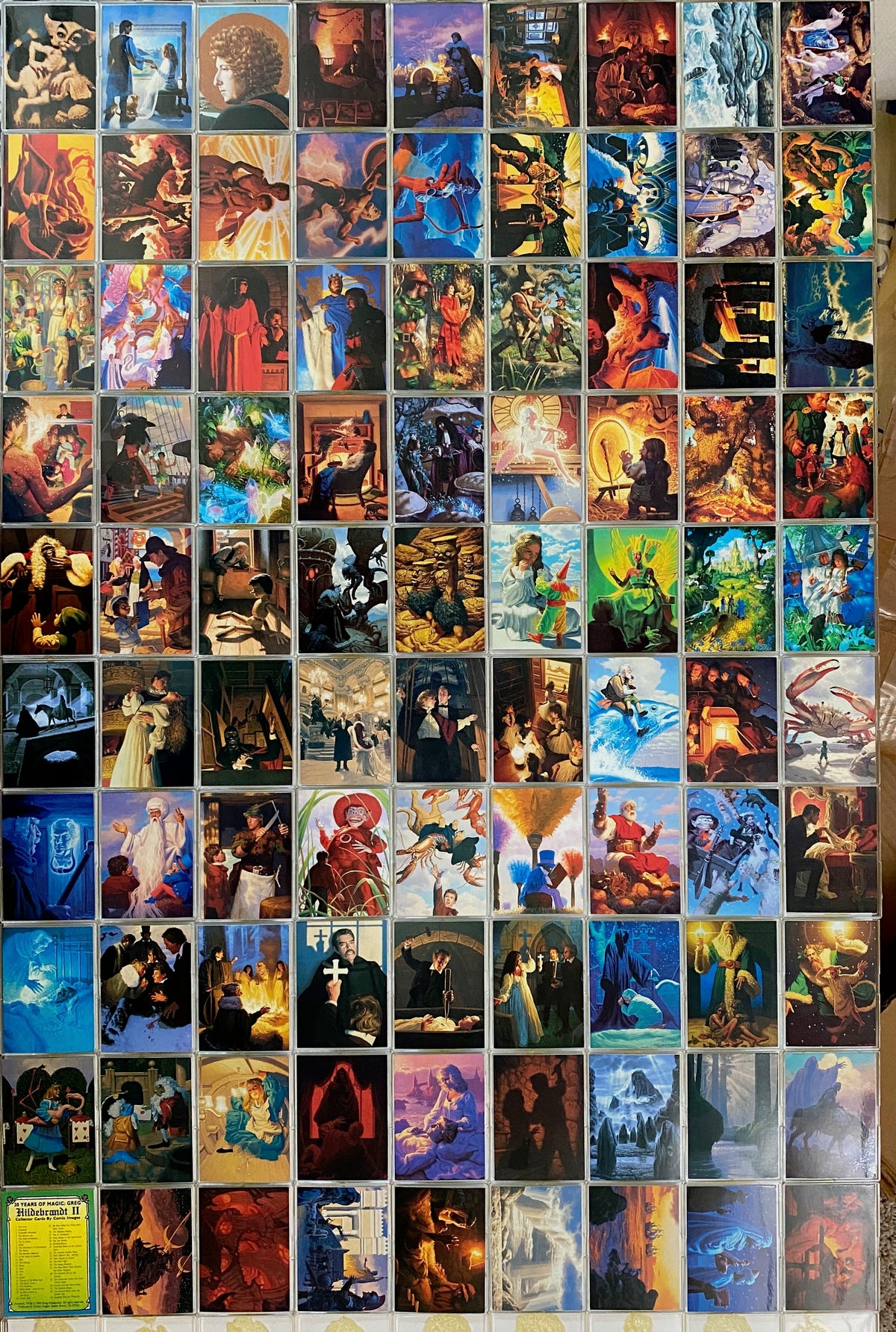 Hildebrandt, Greg II 30 Years of Magic Base Card Set 90 Cards
