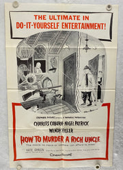 1957 How to Murder A Rich Uncle 1SH Movie Poster 27 x 41 Charles Addams Art   - TvMovieCards.com
