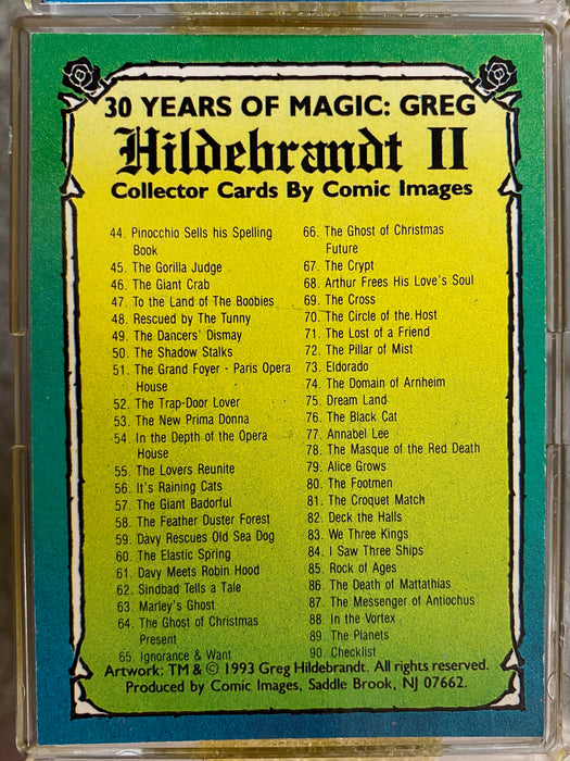 Hildebrandt, Greg II 30 Years of Magic Base Card Set 90 Cards Comic Images 1993   - TvMovieCards.com