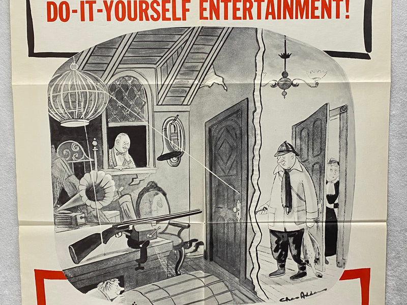 1957 How to Murder A Rich Uncle 1SH Movie Poster 27 x 41 Charles Addams Art   - TvMovieCards.com