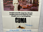 1978 Coma Original 1SH Movie Poster 27 x 41 Michael Douglas, Rip Torn, Geneviève   - TvMovieCards.com
