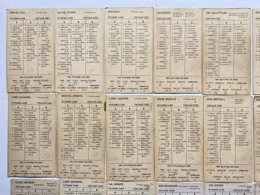 (62) Assorted 1964-1969 Strat-O-Matic Chicago Cubs Baseball Cards Ron Santos   - TvMovieCards.com