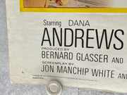1965 Crack in the World Original 1SH Movie Poster 27 x 41 Dana Andrews   - TvMovieCards.com