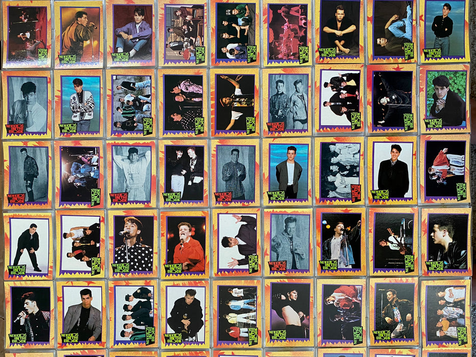New Kids on the Block Music Base Card Set by Topps 88 cards 1989   - TvMovieCards.com