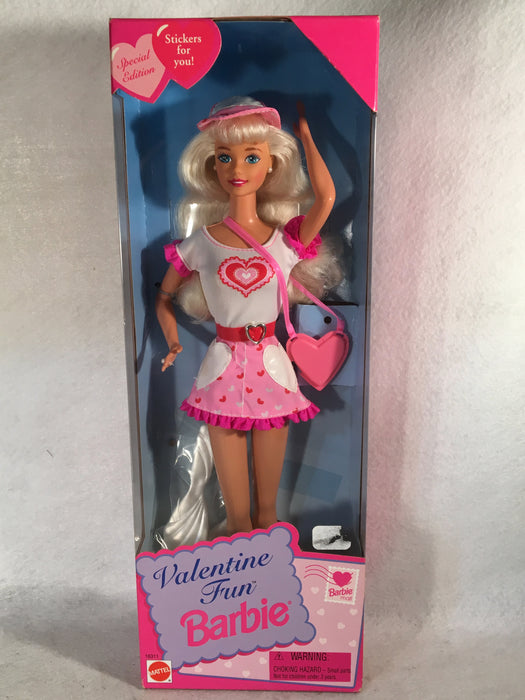 Mattel Barbie Doll - Valentine Fun Barbie - 1996 - #16311 NIB   - TvMovieCards.com