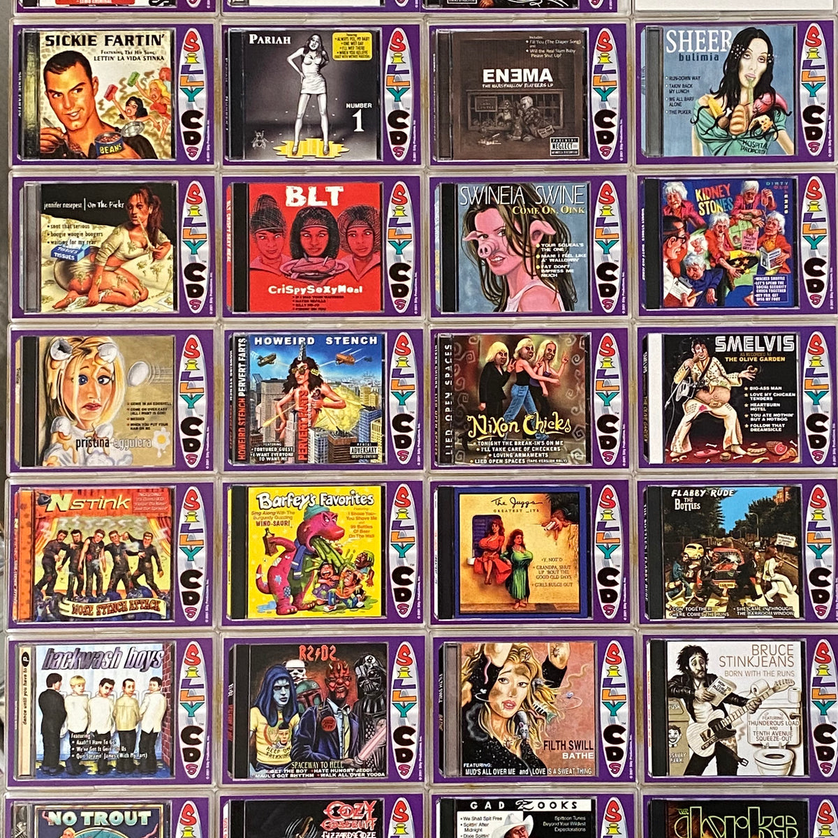 Silly CD’s Trading Card Set 33 Cards Silly Productions 2001