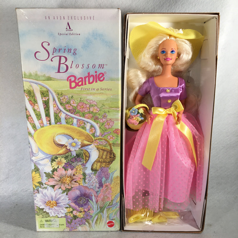 Mattel Barbie Doll - Avon Spring Blossom Barbie - 1995 - #15201 NIB   - TvMovieCards.com