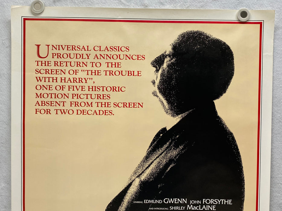 1983 The Trouble With Harry Alfred Hitchcock Original 1SH Movie Poster 27 x 41   - TvMovieCards.com