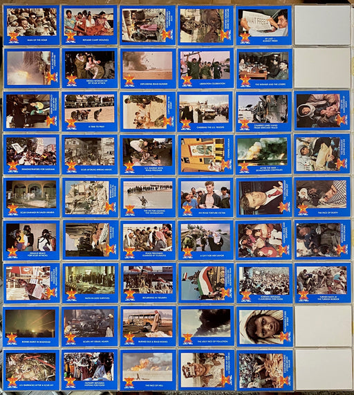 Triumphs & Horrors of the Gulf War Factory Card Set 50 Cards Manning 1991   - TvMovieCards.com