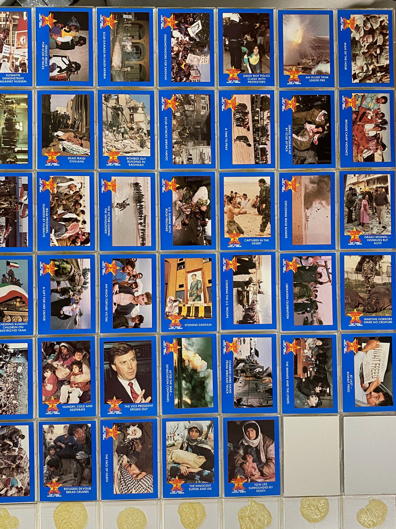 Triumphs & Horrors of the Gulf War Factory Card Set 50 Cards Manning 1991   - TvMovieCards.com