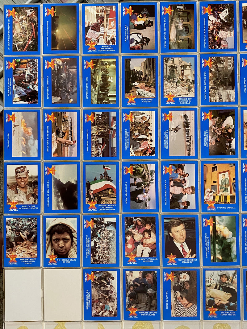 Triumphs & Horrors of the Gulf War Factory Card Set 50 Cards Manning 1991   - TvMovieCards.com