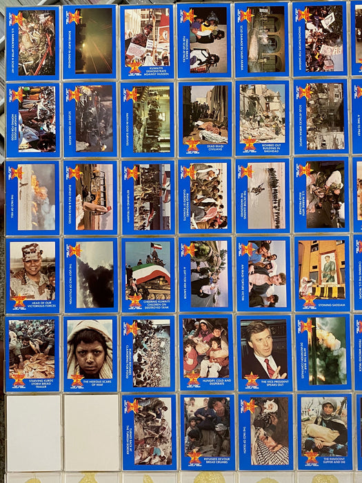 Triumphs & Horrors of the Gulf War Factory Card Set 50 Cards Manning 1991   - TvMovieCards.com