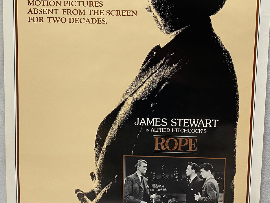 1983 Rope Alfred Hitchcock Original 1SH Movie Poster 27 x 41 James Stewart   - TvMovieCards.com