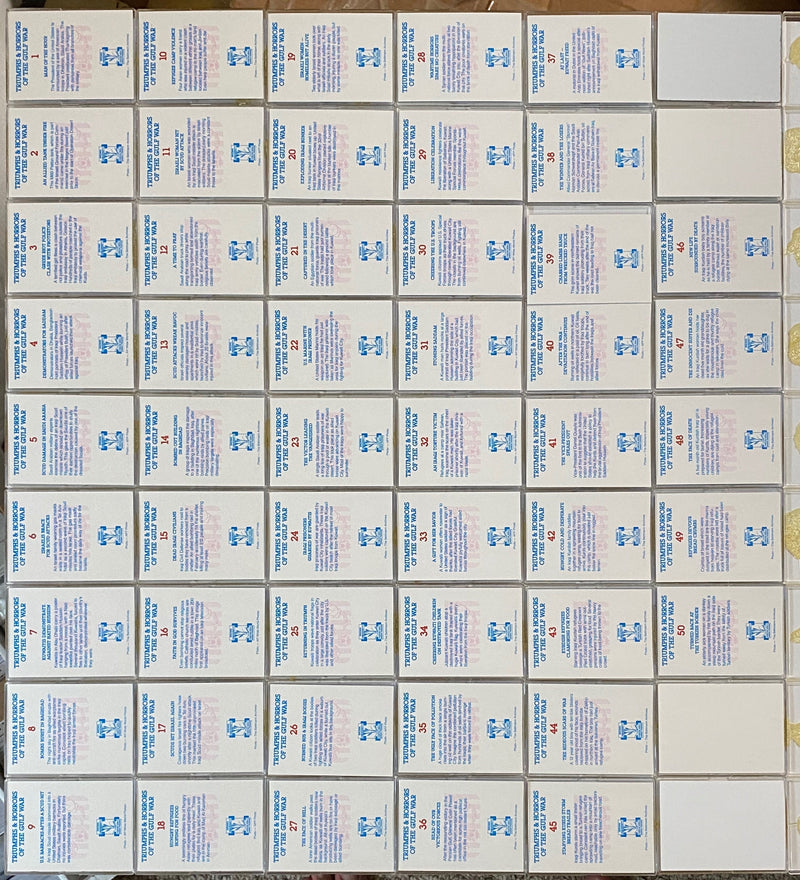 Triumphs & Horrors of the Gulf War Factory Card Set 50 Cards Manning 1991   - TvMovieCards.com