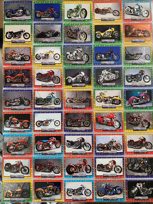 Thunder Custom Motorcycles Factory Card Set 100 Cards Thunder Productions 1993   - TvMovieCards.com